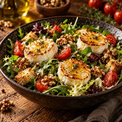 SALADE CHEVRE MIEL